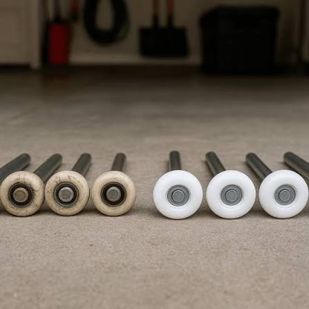 Steel and nylon garage door rollers for replacement in Southeast Idaho