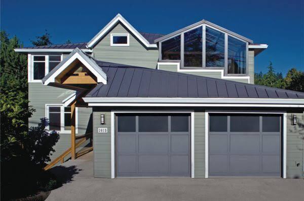 Aluminum garage door style options for Southeast Idaho homes