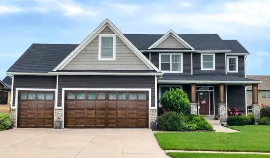 Wood garage door style options for Southeast Idaho homes